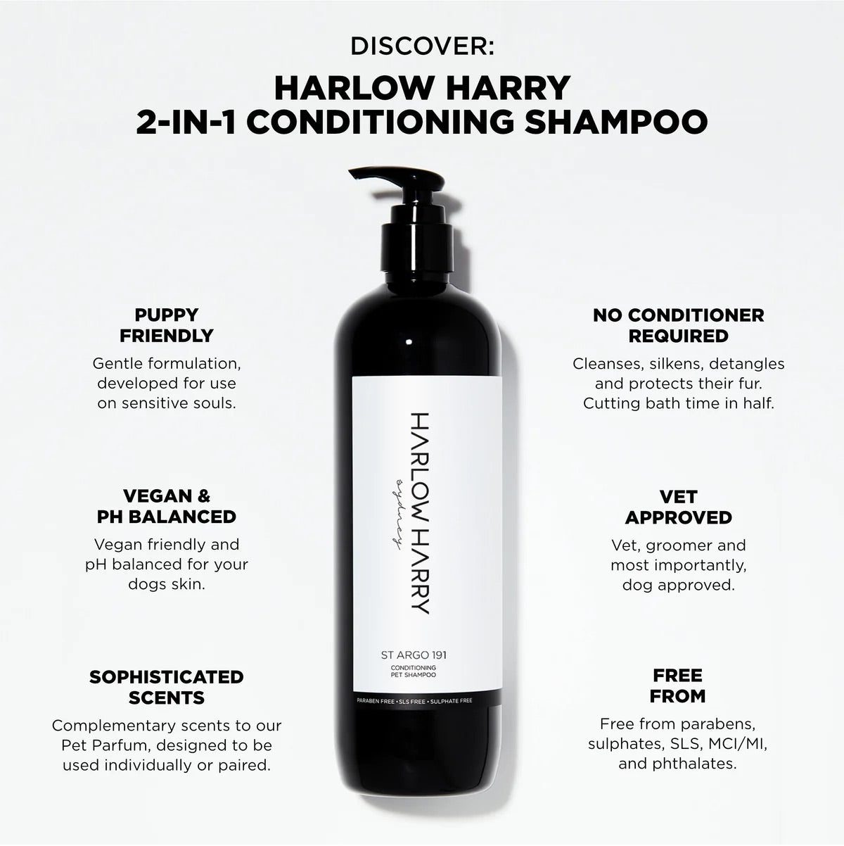 Harlow Harry Conditioning Pet Shampoo| St Argo 191
