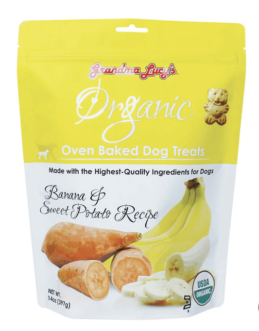 Grandma Lucy’s Organic Banana & Sweet Potato Dog Treats
