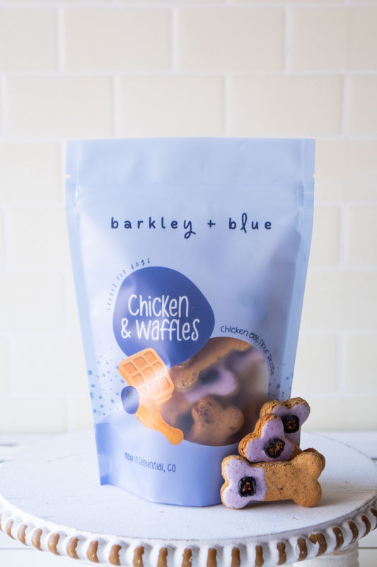 Barkley & Blue Chicken & Waffle Dog Treat
