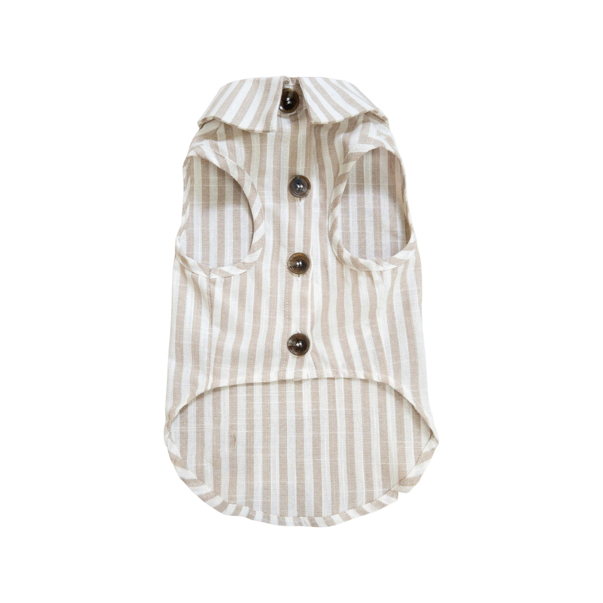 Siena Linen Shirt Set - Toffee