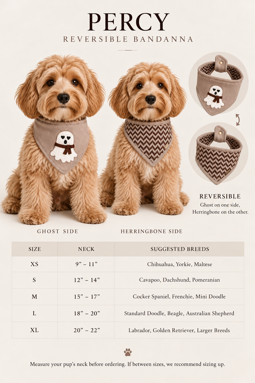 Percy Reversible Bandana