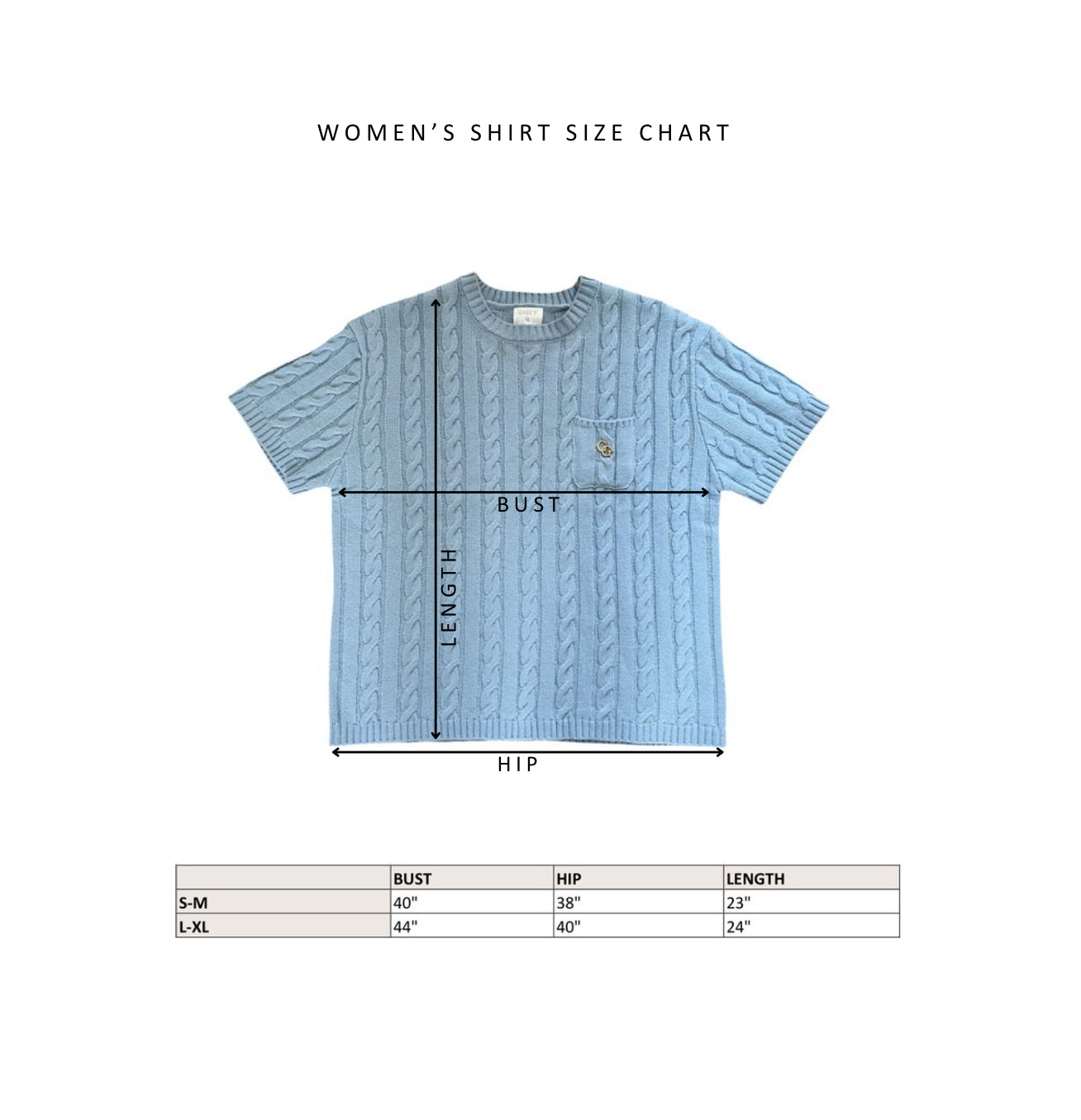 Cablette Blue Women’s Shirt