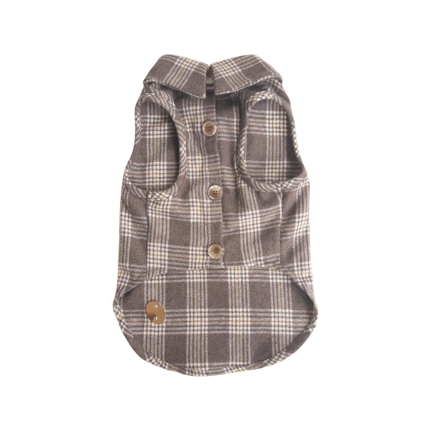 Mocha Plaid Shirt