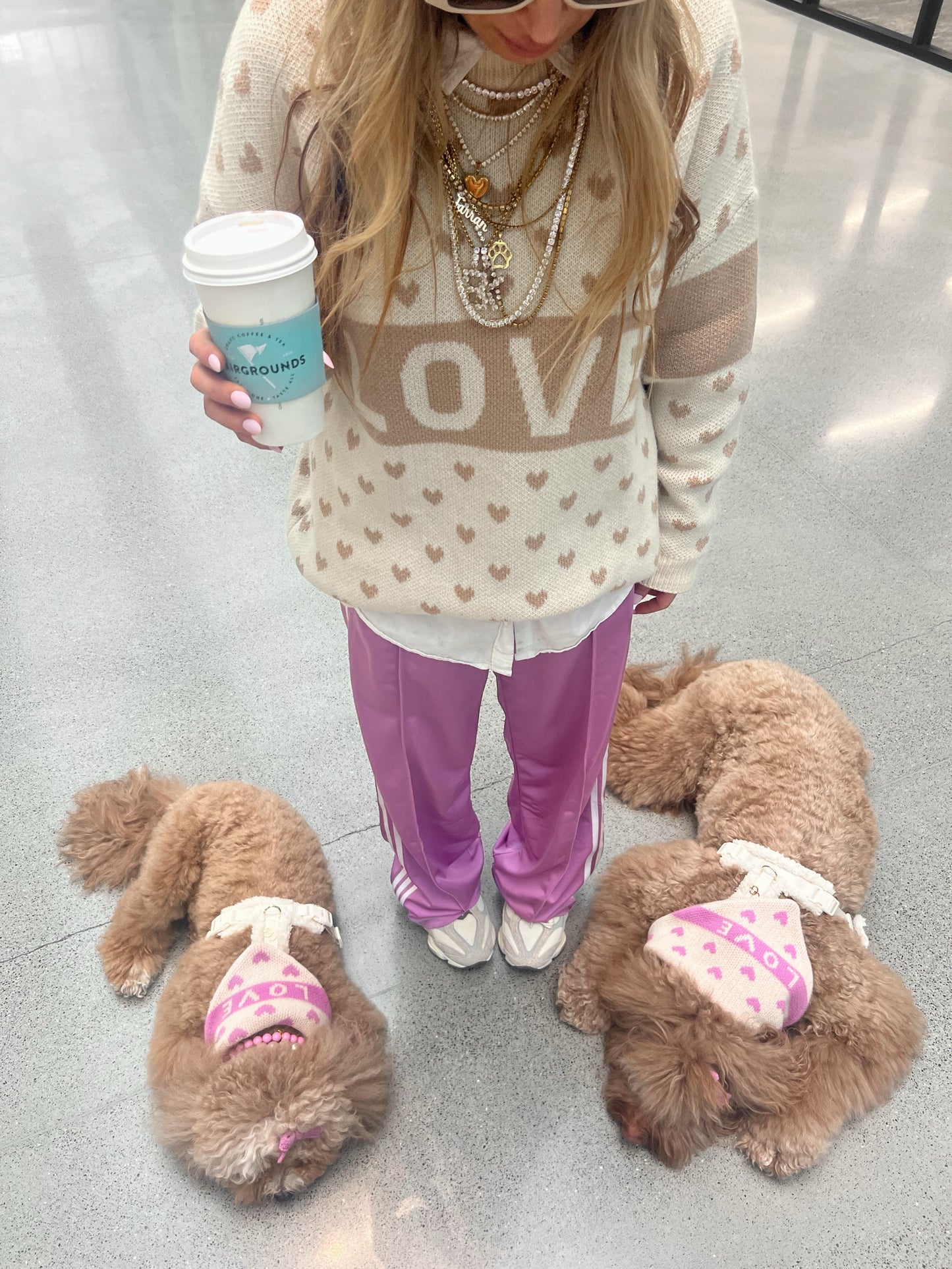 Love Notes Sweater & Bandana Set