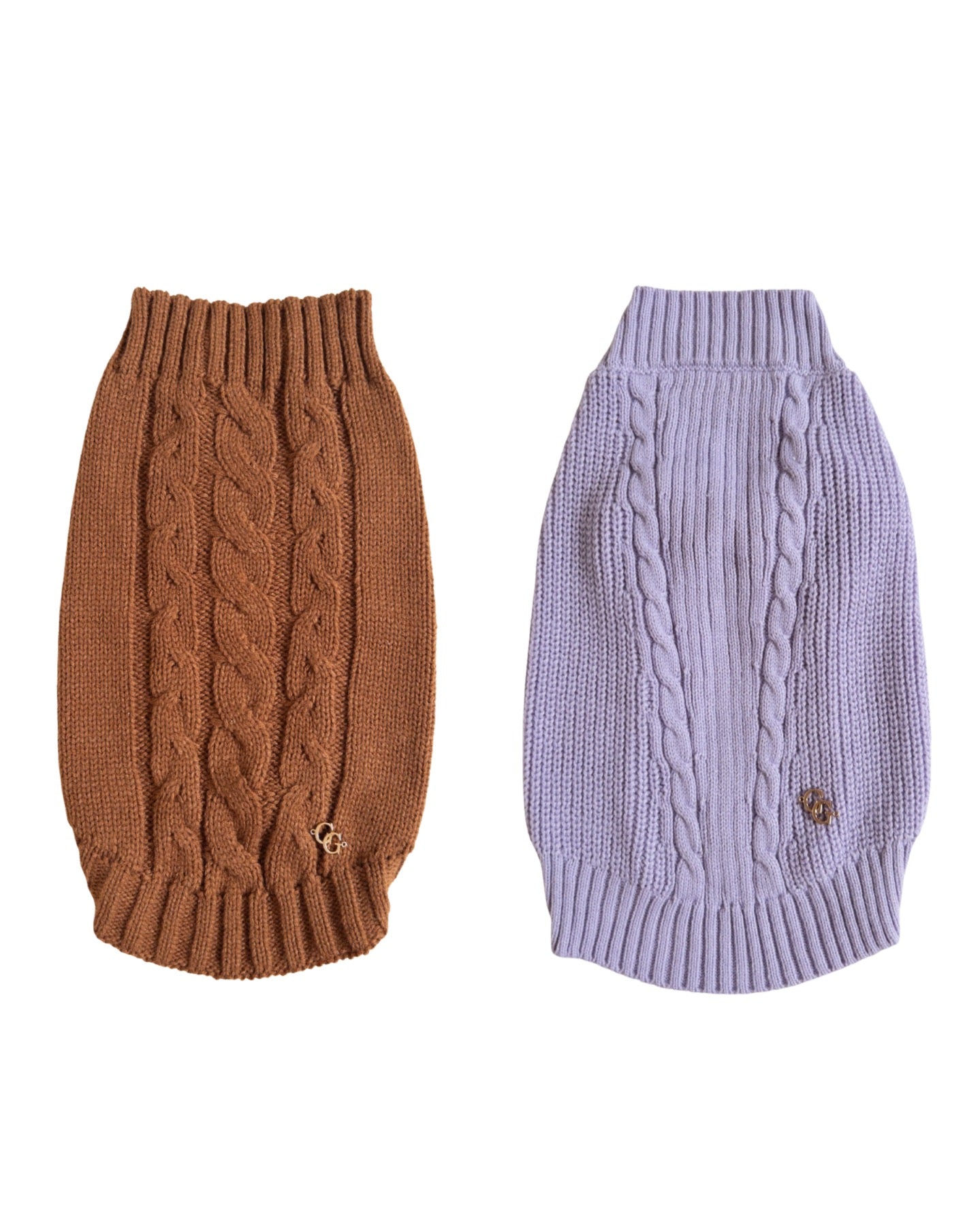 Chocolate Java Sweater & Lavender Glaze Sweater Bundle