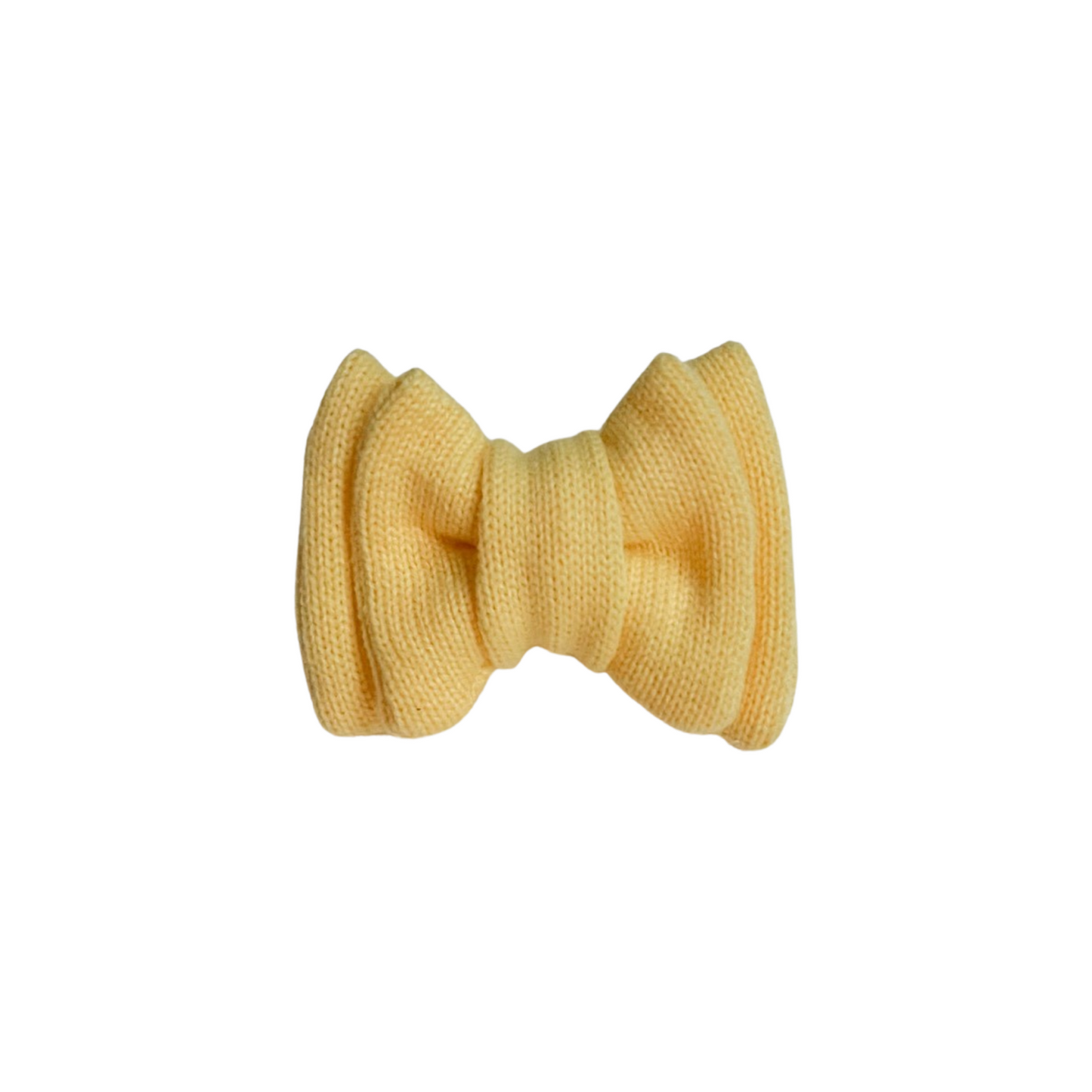 Lemon Sorbet Knit Jumbo Bowtie