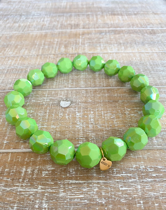 Chantilly Lyme Green Necklace