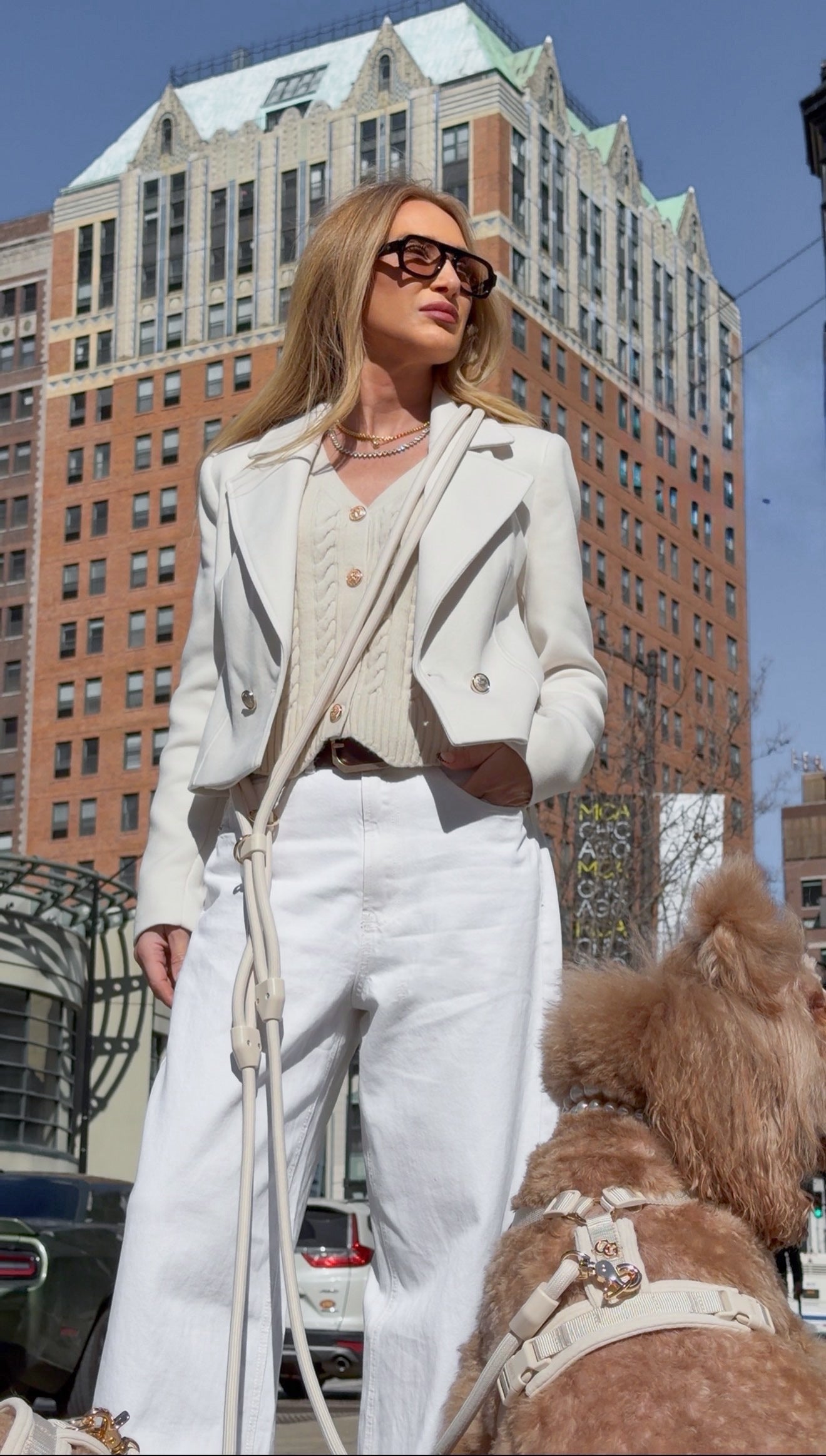 Ellis Women’s Knit Vest - Soft Oat