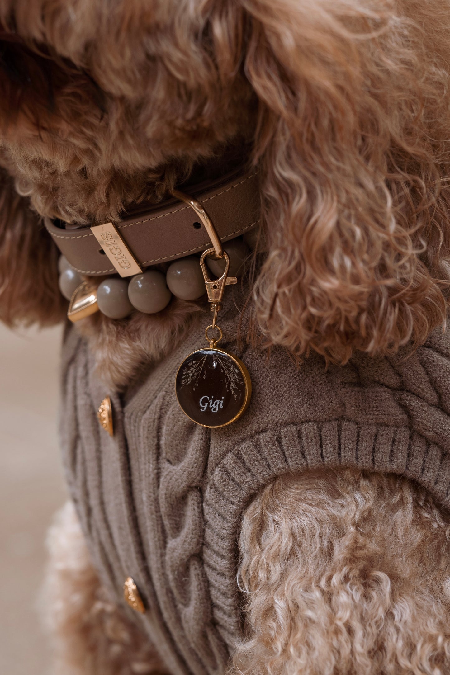 Ellis Knit Vest Set - Mushroom