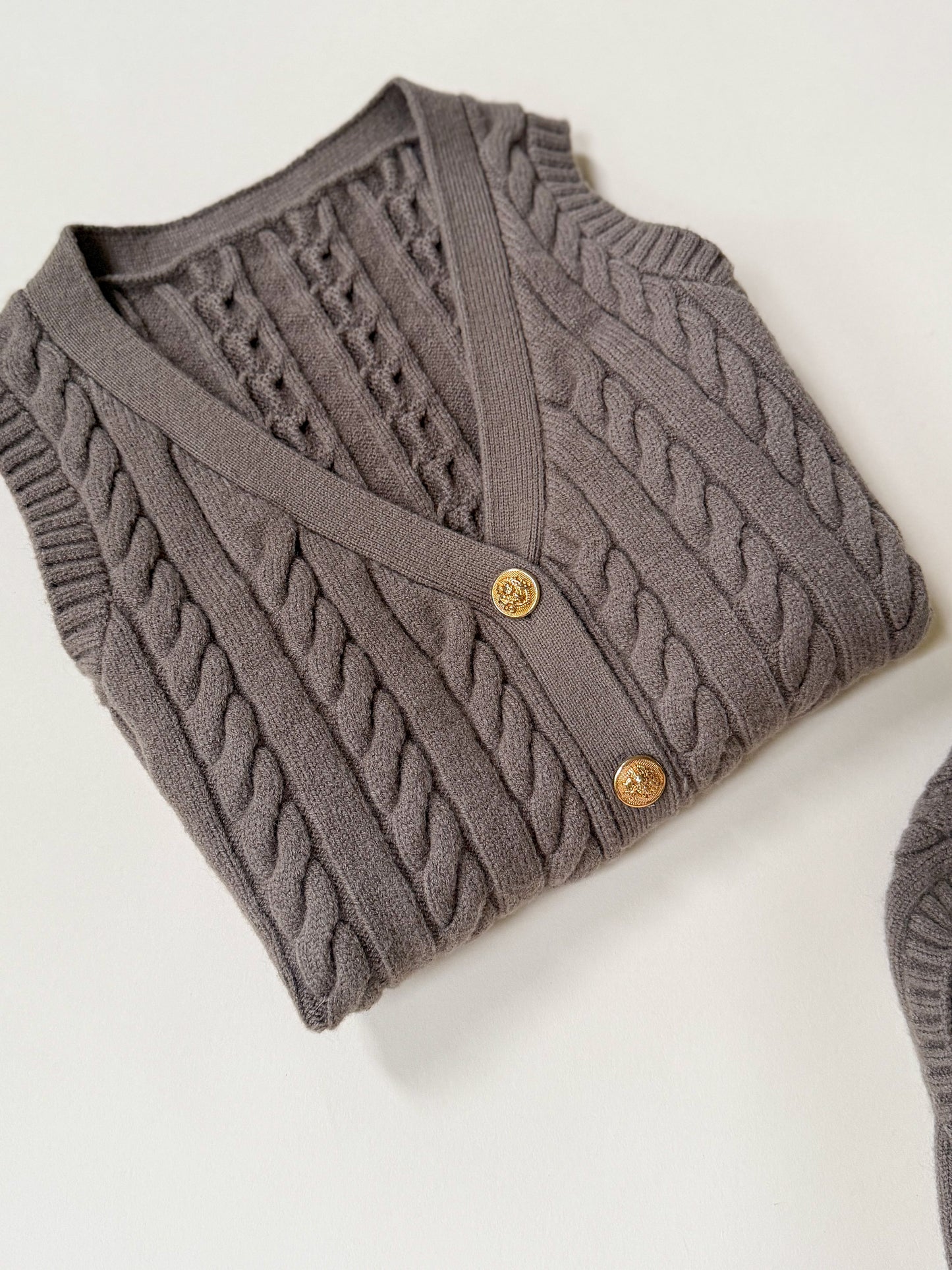 Ellis Women’s Knit Vest - Mushroom