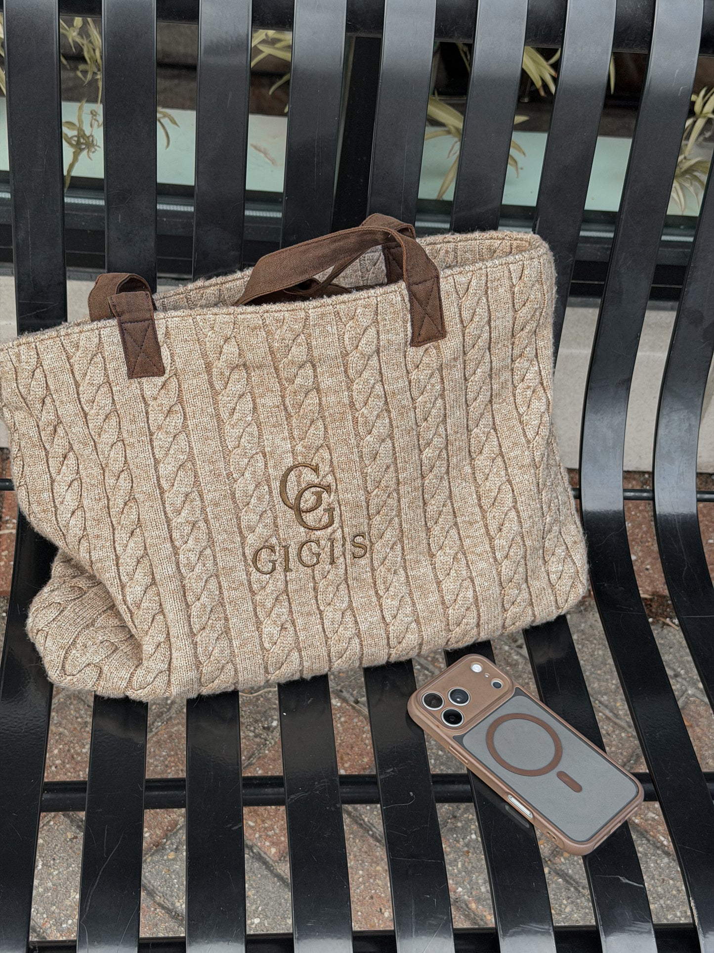 Astor Cable Bag - Warm Heather Toffee