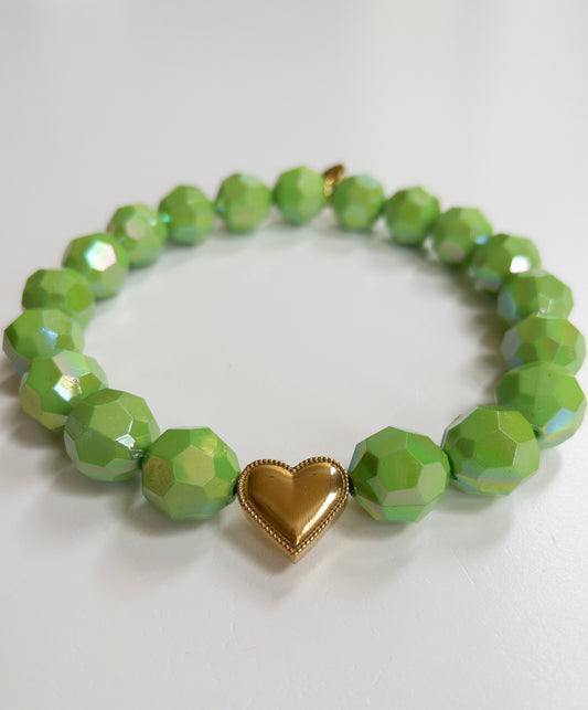 Chantilly Lyme Green Necklace