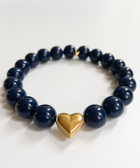 Pretty Navy Necklace