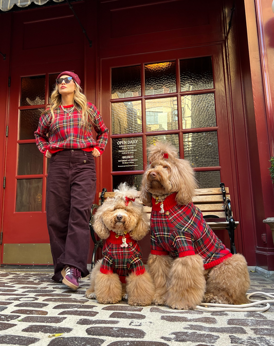 Tartanette Sweater Set
