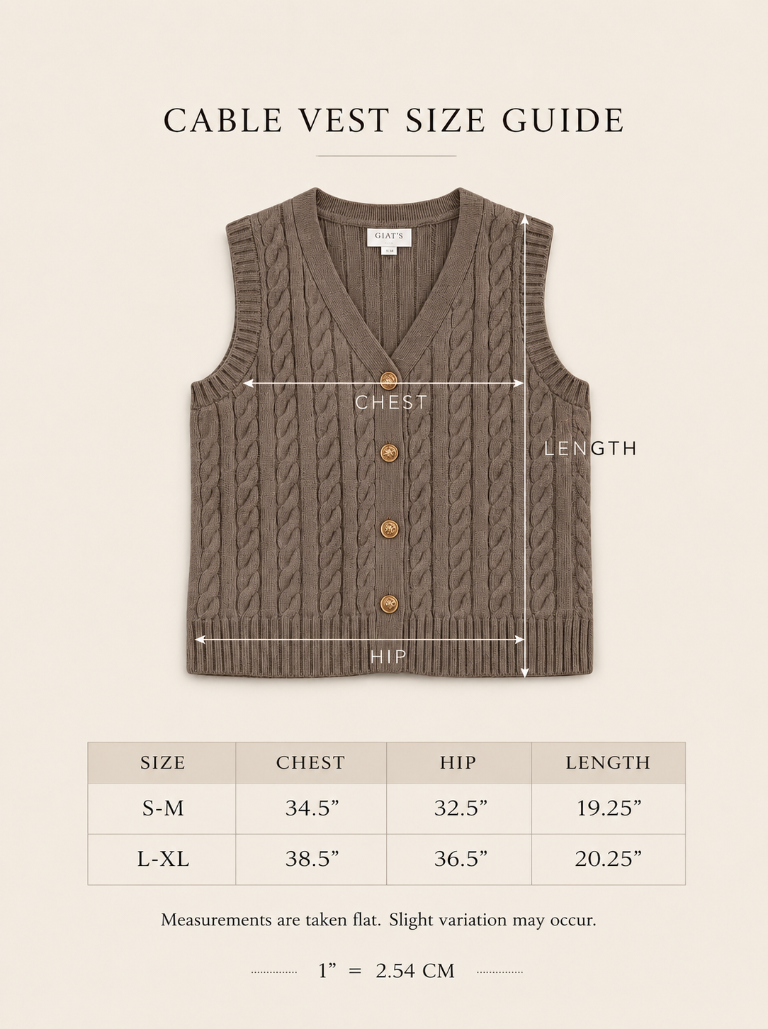 Ellis Women’s Knit Vest - Mushroom