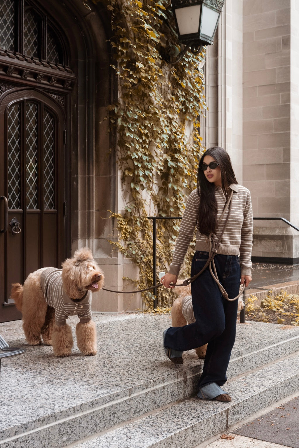 Rowe Knit Polo Set - Mushroom