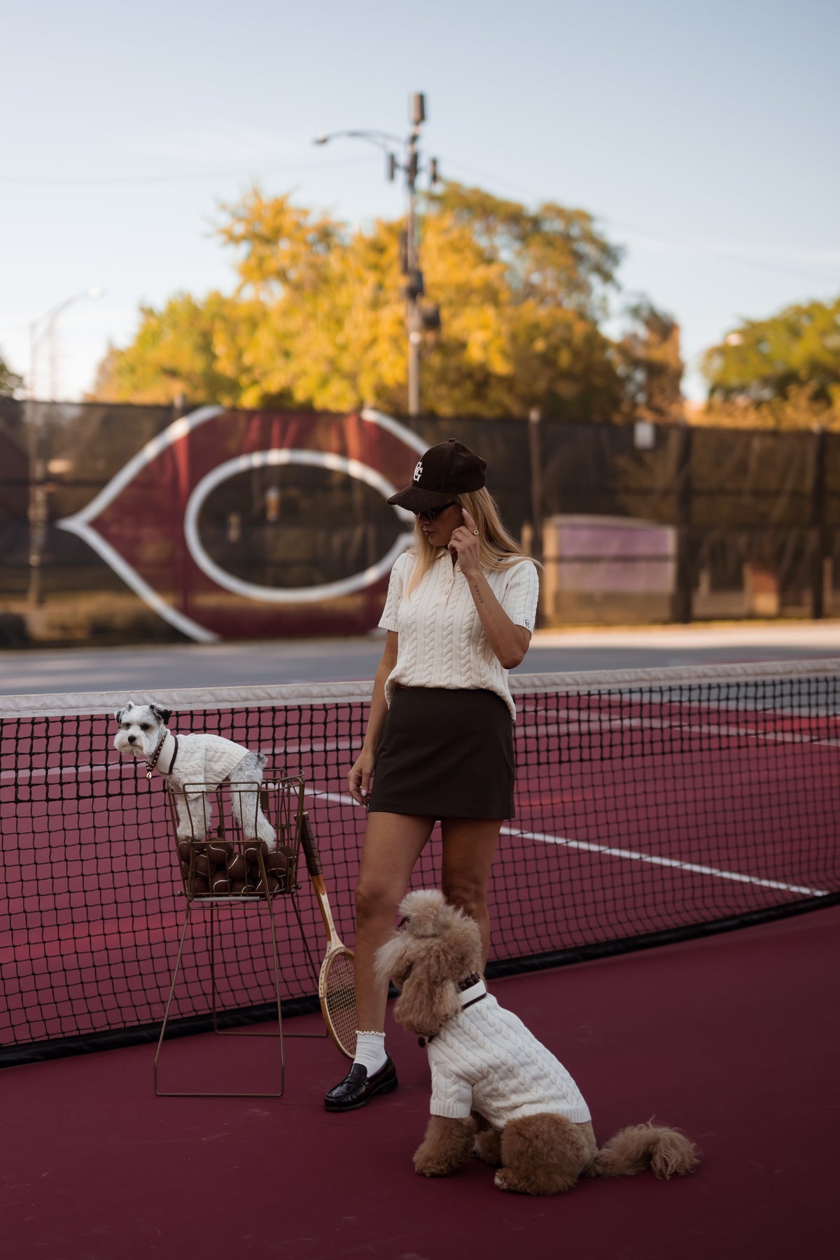 Astor Knit Polo Set - Ivory