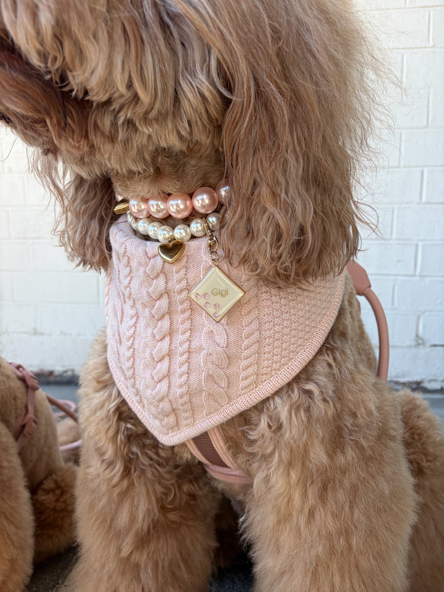 Luelle Reversible Bandana - Nude Blush