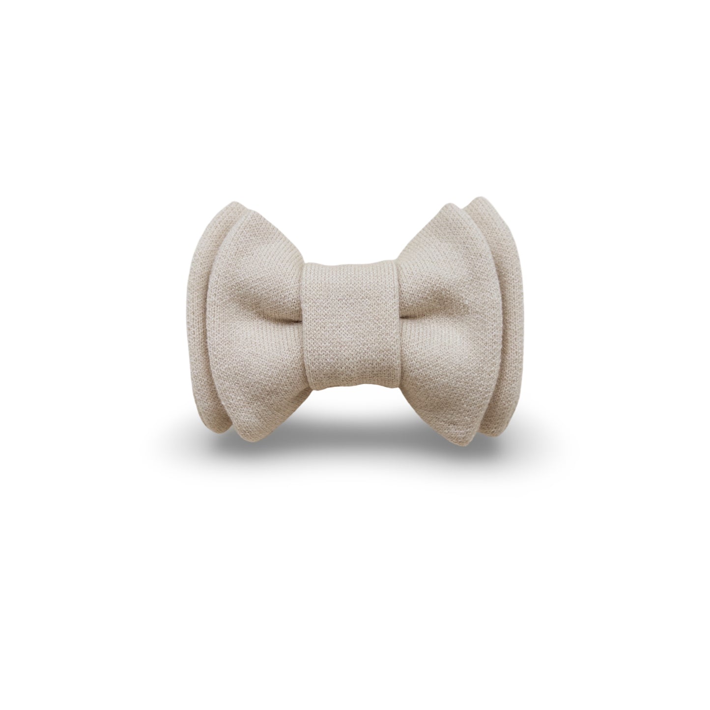 Soft Oat Oversized Dog Bowtie