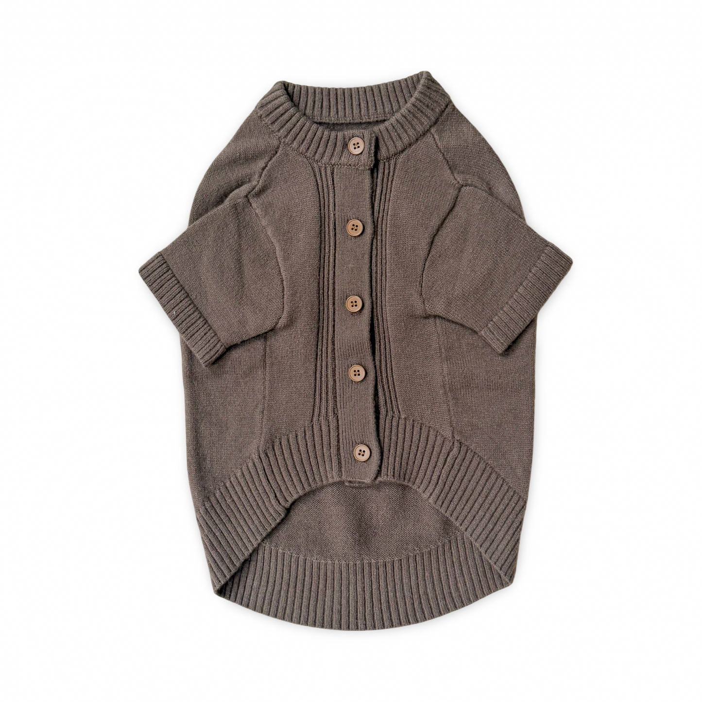 Cora Knit Cardigan Set - Mushroom