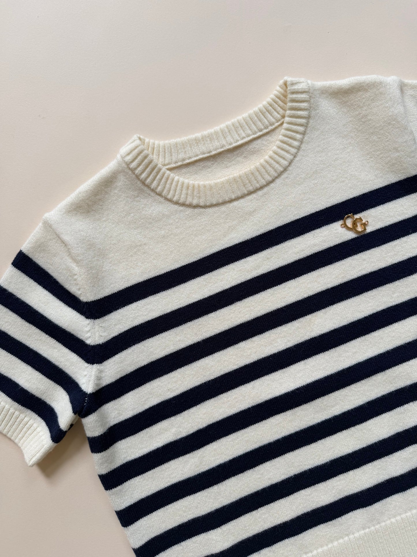 Rhodes Women’s Knit Stripe Shirt - Navy