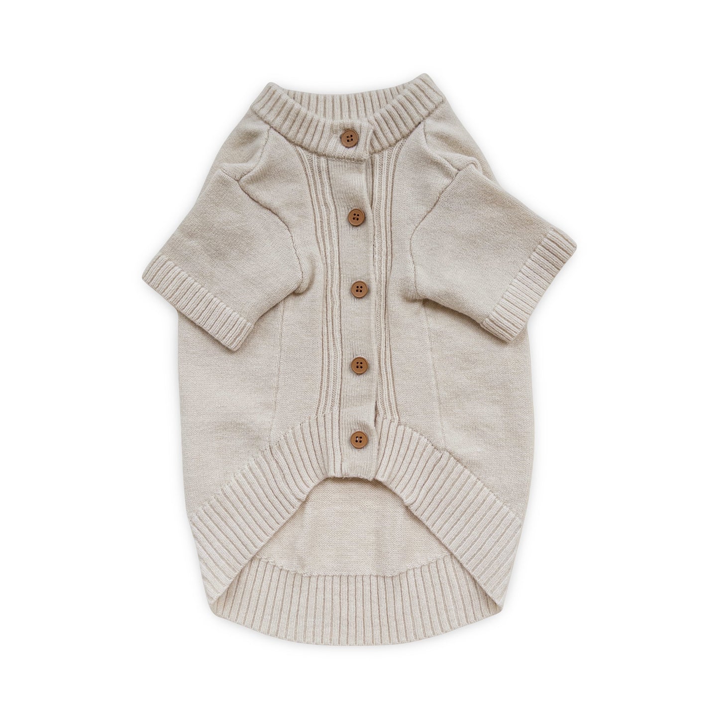 Cora Dog Knit Cardigan - Soft Oat (Pre-Order)