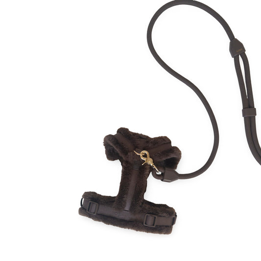 Comfort Furlowe Harness & Hands-Free Bundle - Mocha