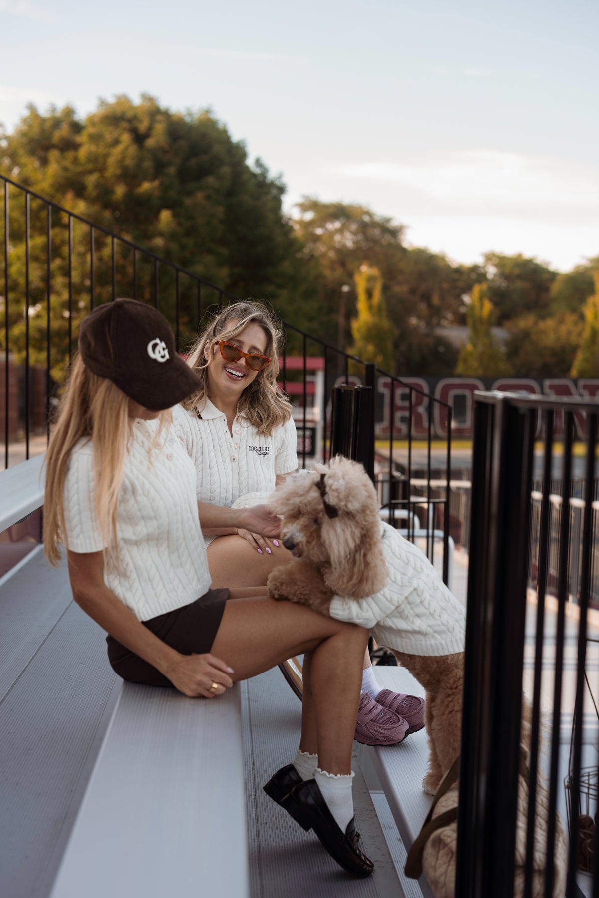 Dog Club Astor Women’s Knit Polo – Ivory