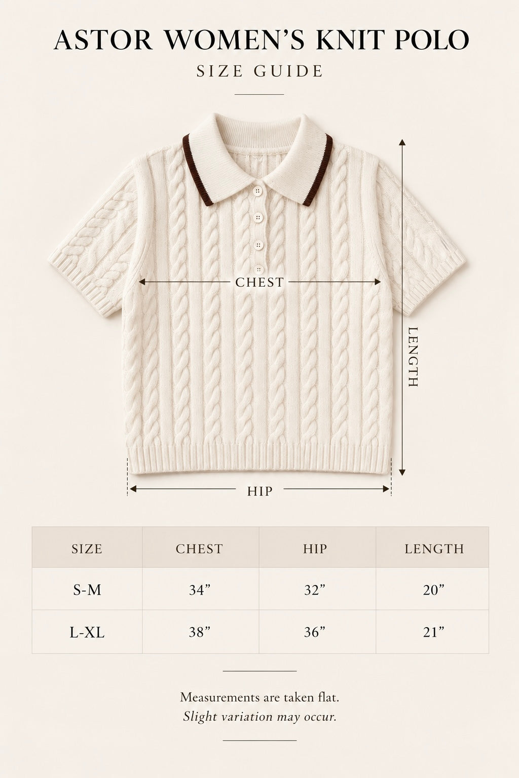 Dog Club Astor Knit Polo Set – Ivory