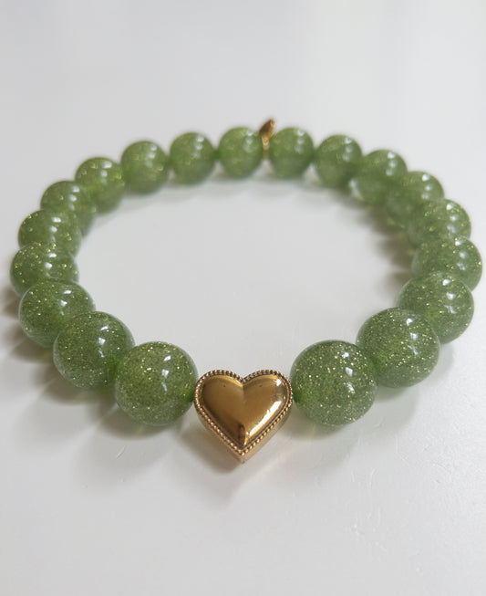 Shimmery Pistacio Necklace