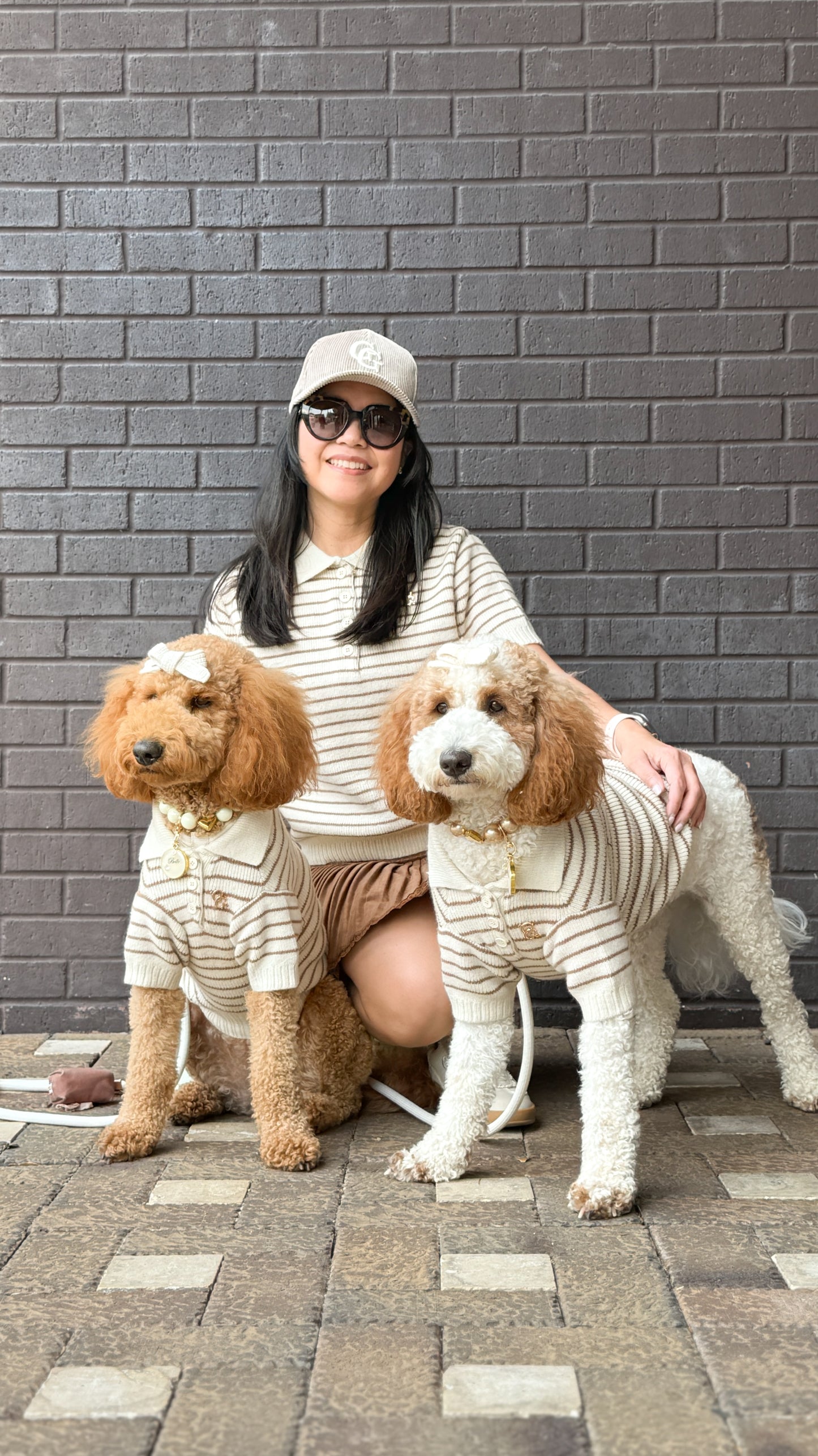 Rowe Knit Polo Set - Soft Oat