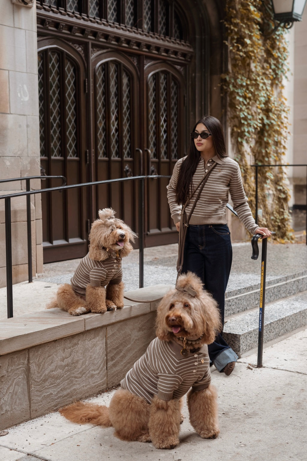 Rowe Knit Polo Set - Mushroom