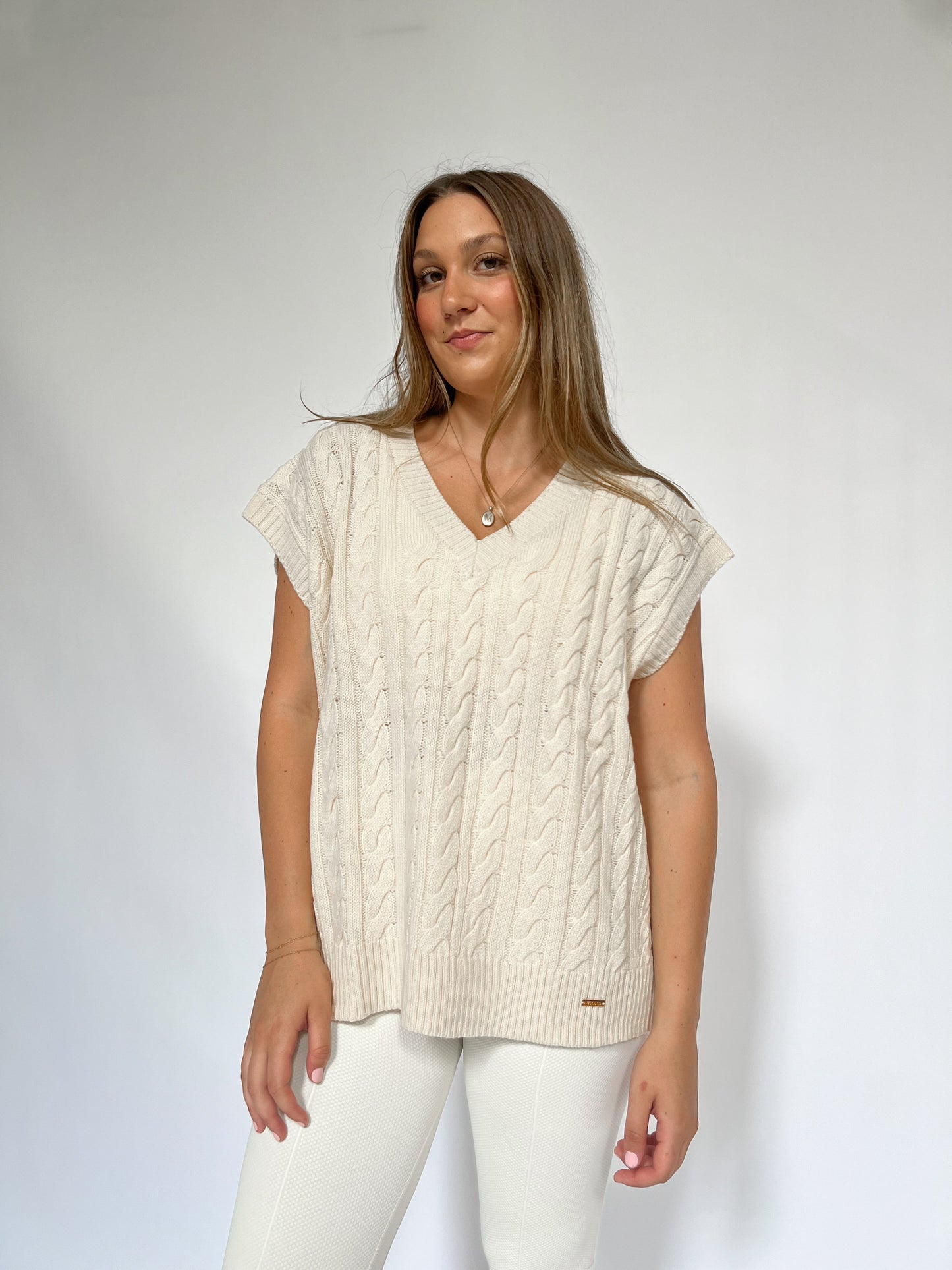 Eloise Vanilla Sweater Vest
