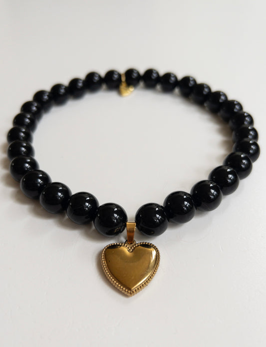 Pretty Licorice Skinny Necklace