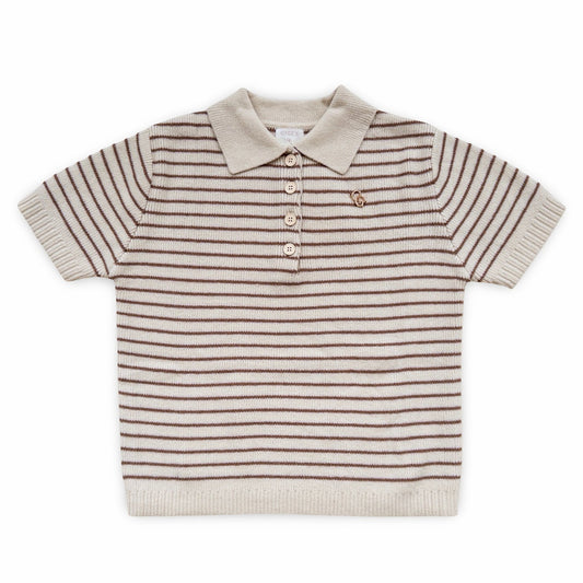 Rowe Women’s Knit Polo - Soft Oat