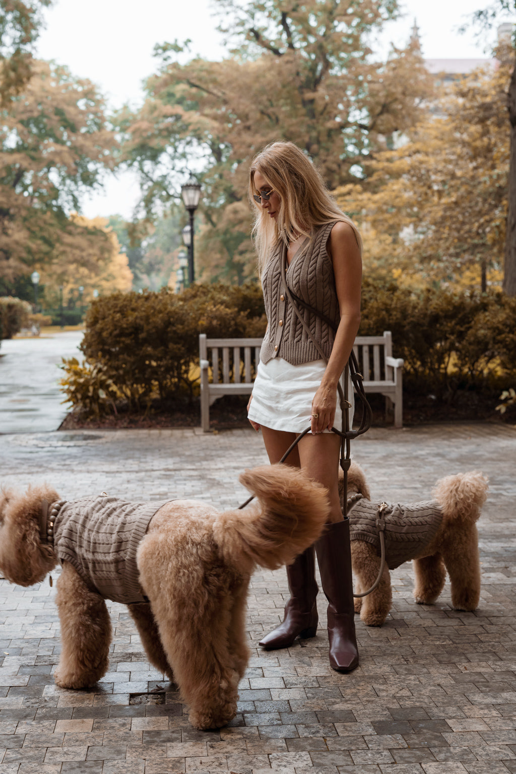 Ellis Women’s Knit Vest - Mushroom