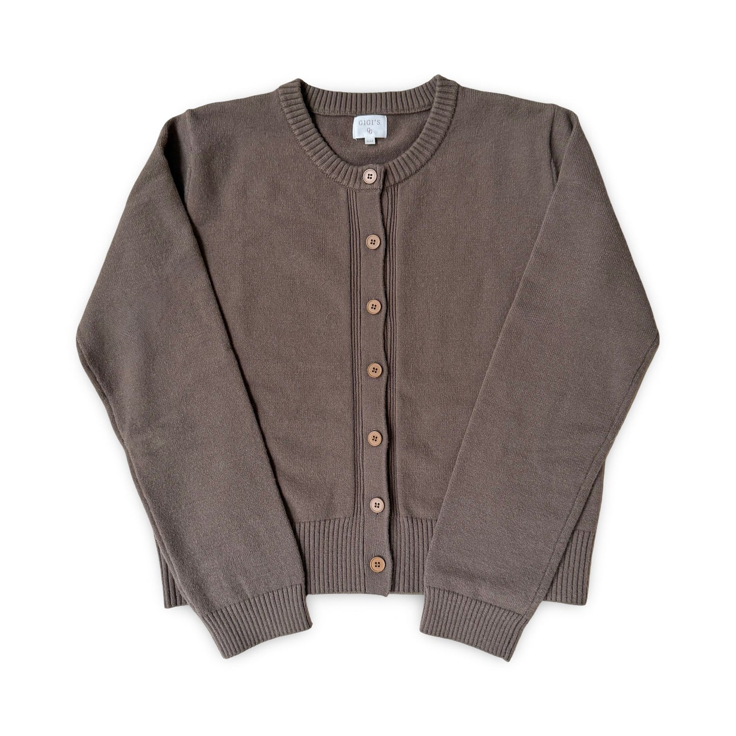 Cora Knit Cardigan Set - Mushroom