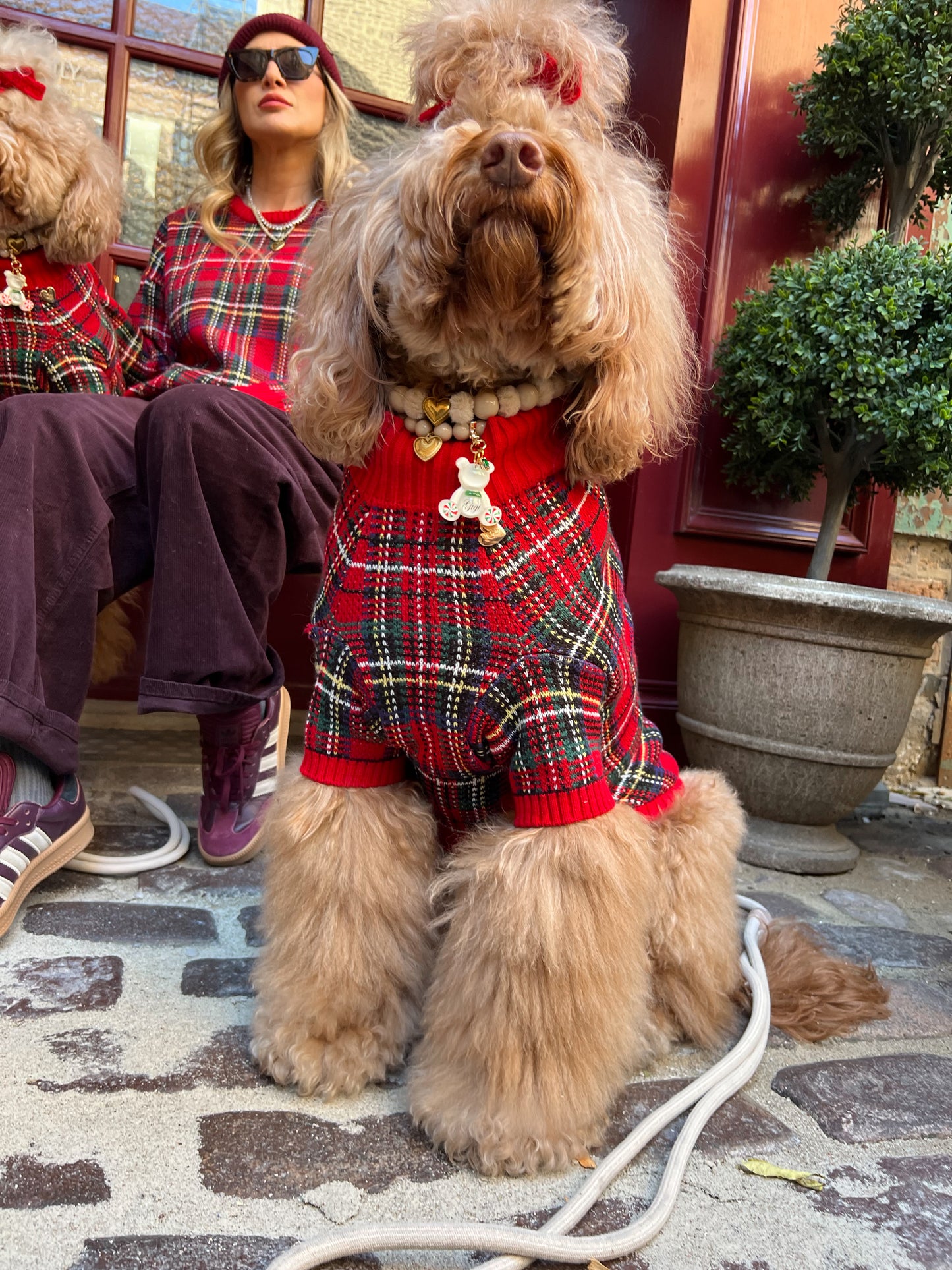 Tartanette Sweater Set