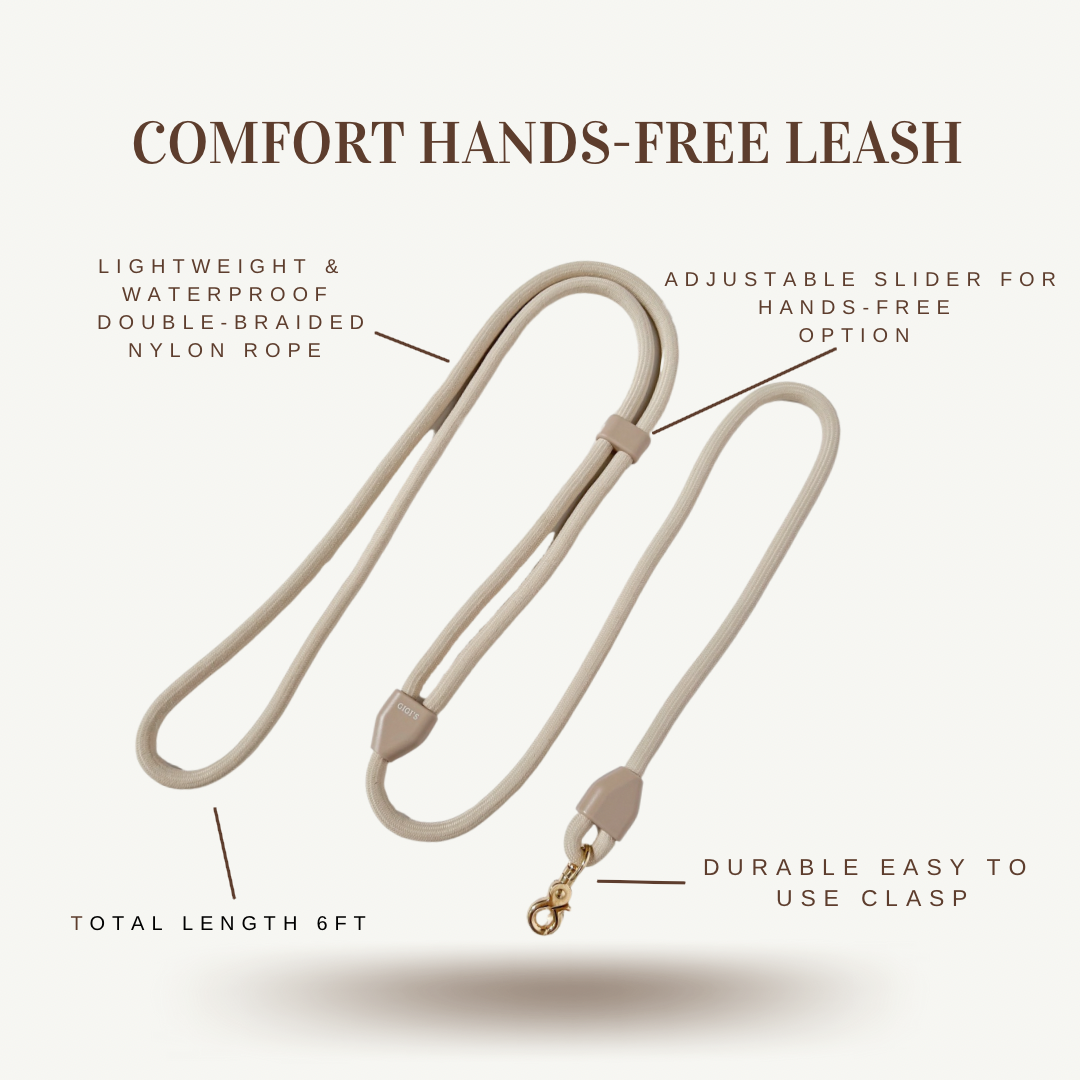 Comfort Teddy Harness/Leash Set- Toffee