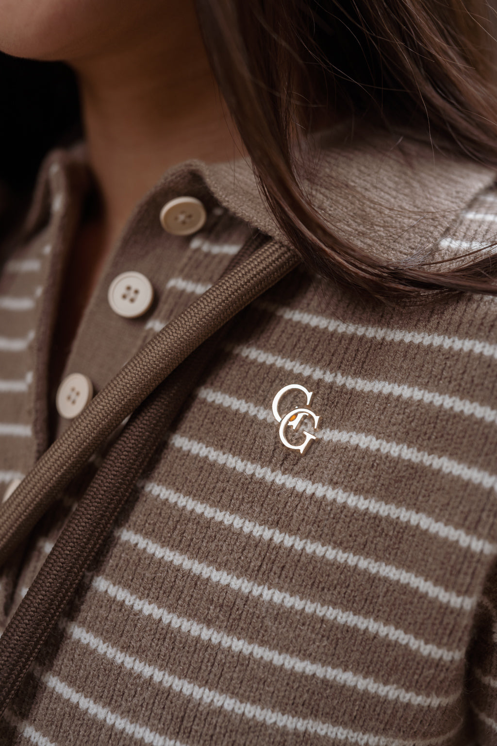 Rowe Knit Polo Set - Mushroom