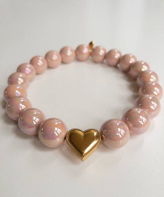 Silky Nude Pink Necklace