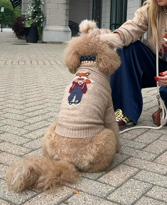 Foster the Fox Dog Sweater