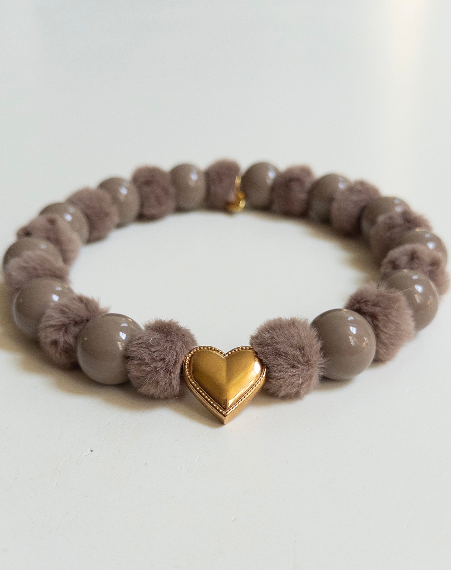 Pretty Fluffy Mushroom Necklace