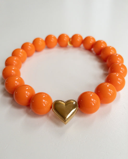 Pretty Orange Necklace