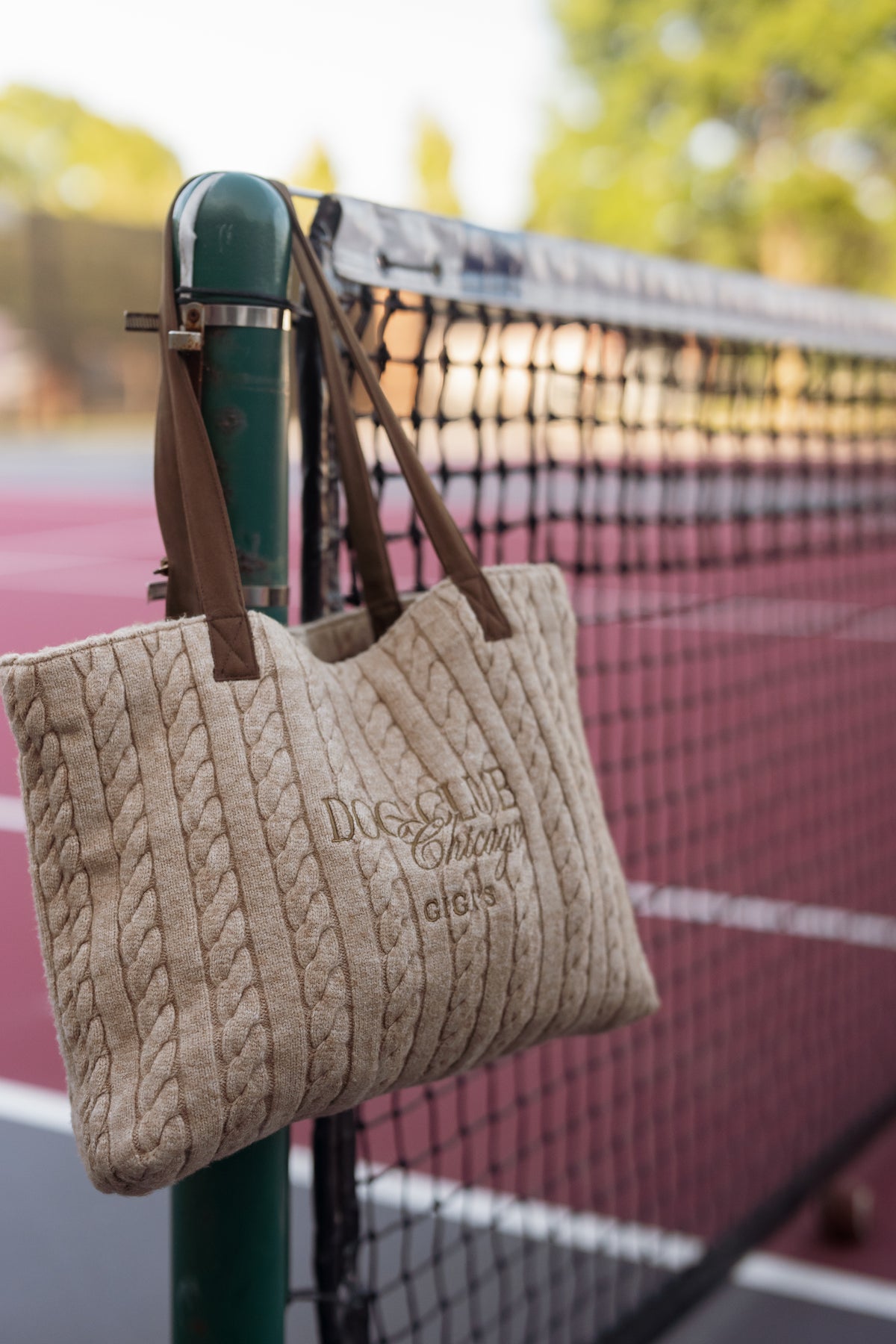 Dog Club Astor Cable Bag - Warm Heather Toffee