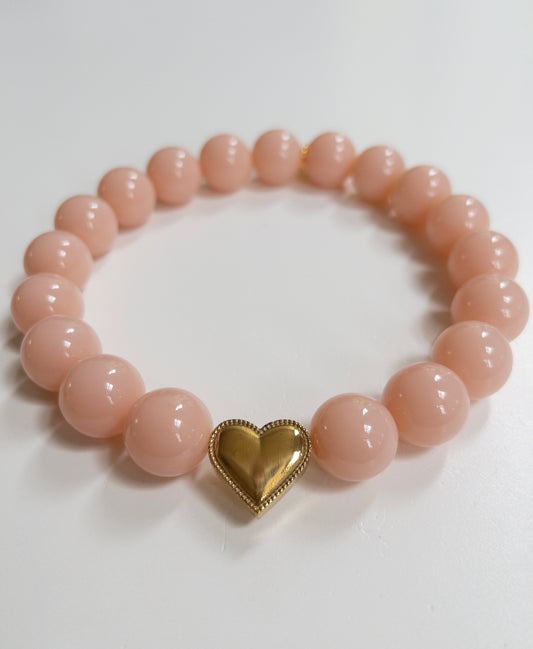 Glossy Blush Creme Necklace