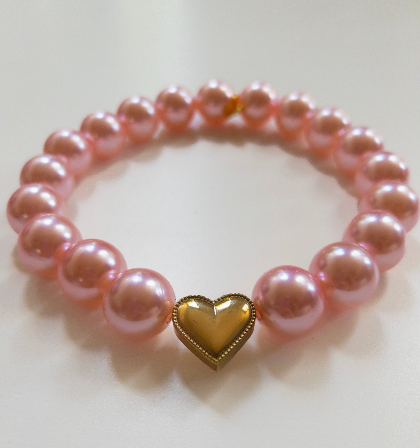 Pearly Rose Pink Necklace