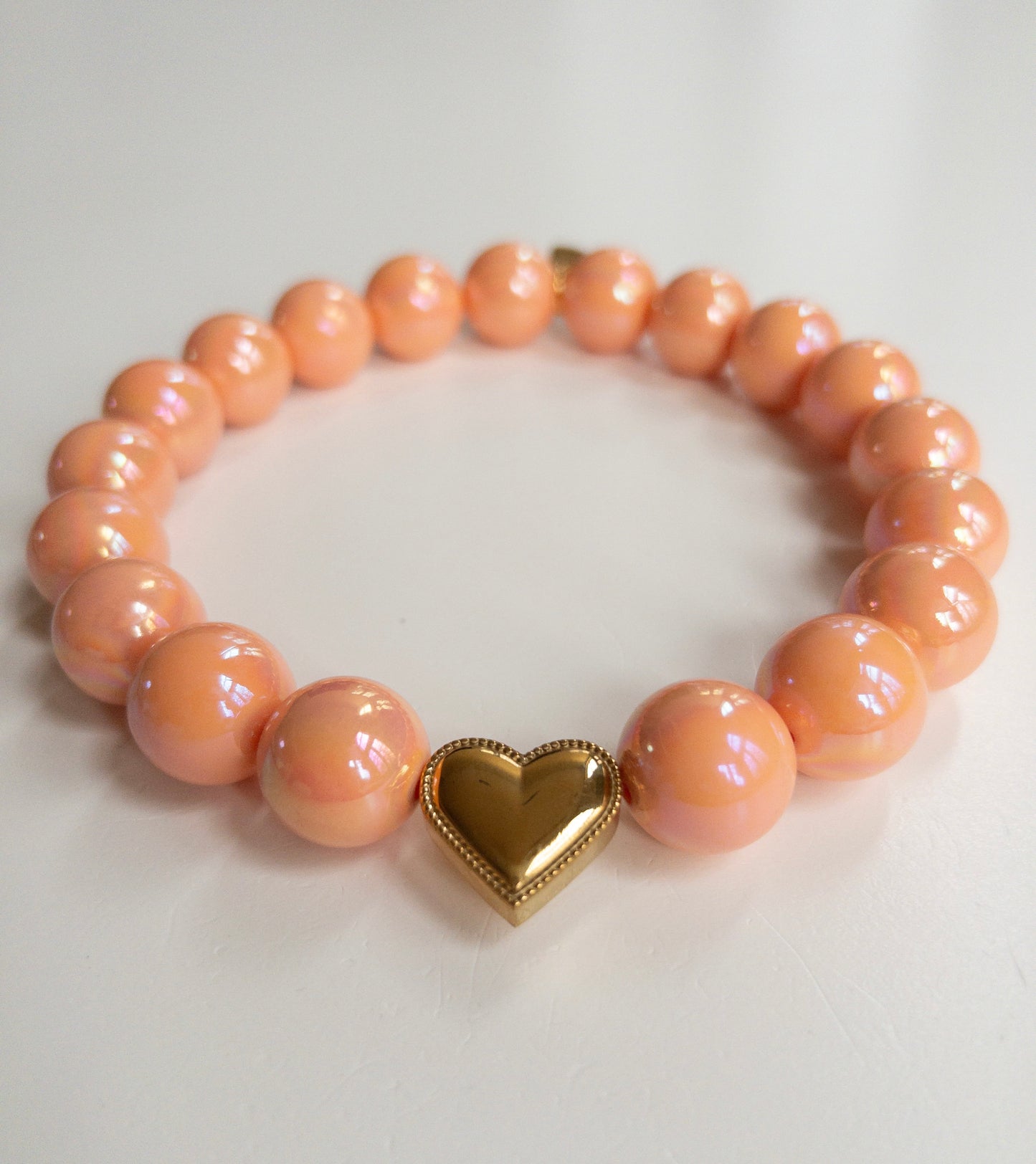 Silky Peach Necklace