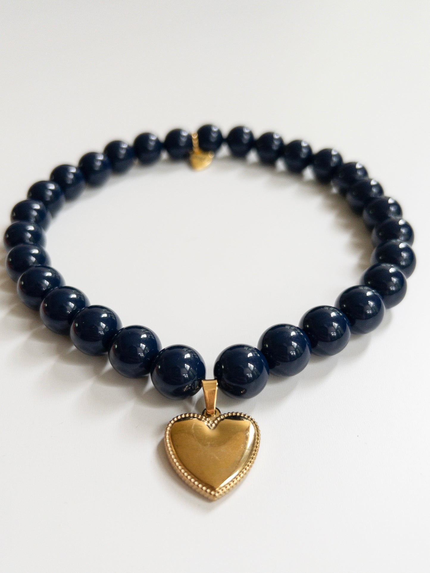 Pretty Navy Skinny Necklace