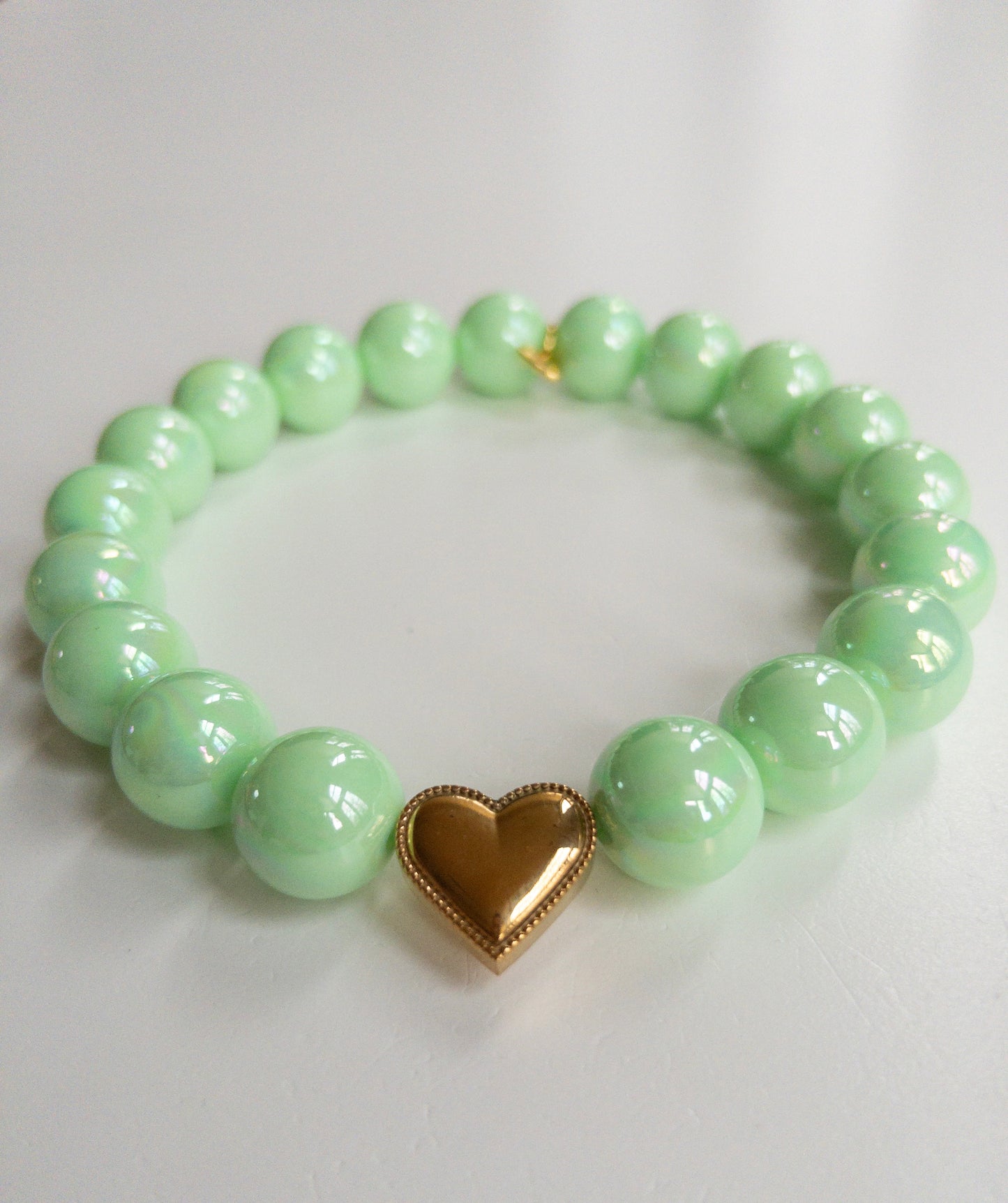 Silky Spring Green Necklace